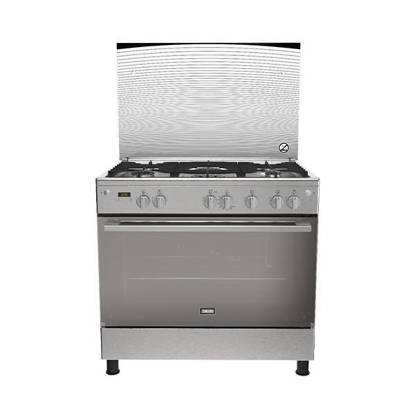 Zanussi CoolMax 5-Burner Cooker with Gas Oven Hob Stainless ZCG94396XB