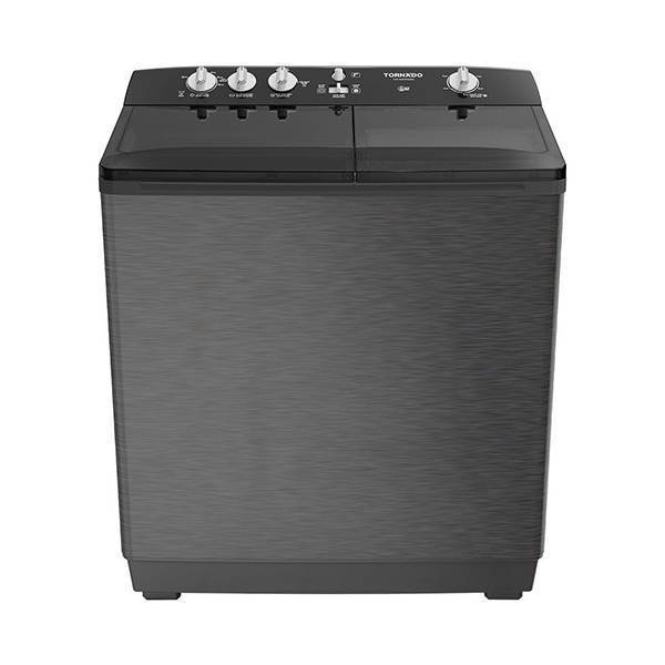 TORNADO Washing Machine Half Auto 7 Kg Silver x Black TVH-HM07T(SK)