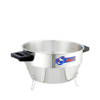 El Dahan Aluminum Tomato colander with stands and bakelite handle Size 38 cm