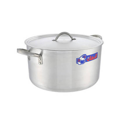 حله طهي سوبر الومنيوم الدهان يد استانليس مقاس 36 سم El Dahan Aluminum Cooking Pot Super Size 36 cm with Stainless Hand