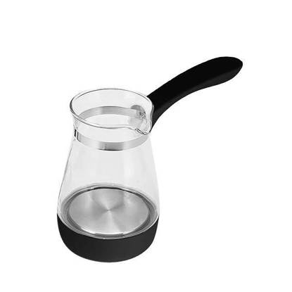 كنكة قهوة كهرباء زجاج جراند 600 وات سعه 0.5 لتر اسود KG-1518 Grand Glass Electric Coffee Pot 600 Watt 0.5 Liter Black KG-1518