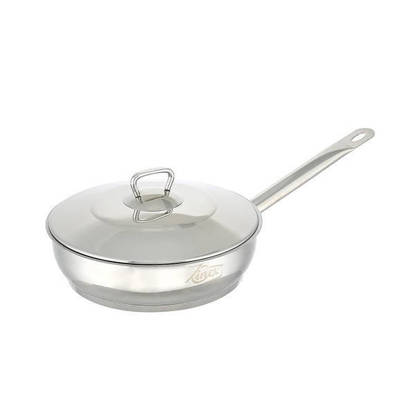 قلاية الومنيوم زينوكس مقاس 26 سم بالغطاء مع يد استانليس Zinox Aluminium Frying Pan 26 cm with Cover Stainless hand