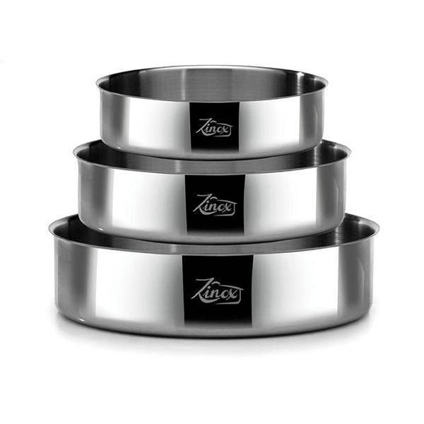 Zinox Aluminum Oven tray 3 Pieces Size 24-26-30cm