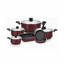Saflon Tefal Titanium Cookware Set 11 Pieces Mary circular
