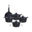Neoflam granite cookware set 11 piece Black