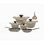 Neoflam granite cookware set 14 piece Beige
