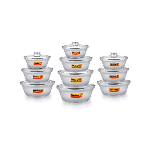 El Zenouki Aluminum Super Lite shawarma Sets 12 Pieces (22-40)
