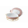 Nour Al Mostafa porcelain rectangular oven tray - happiness Multi Colors