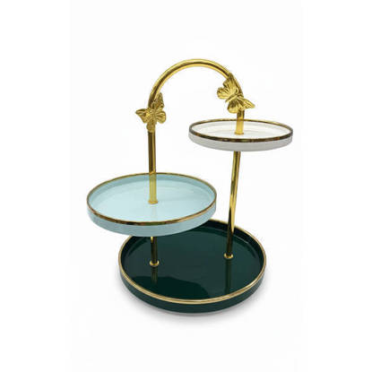 شياله كحك نور المصطفي 3 دور دائري - N-361 Nour Al Mostafa Cake Stand 3 Levels - N-361