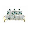 Nour Al Mostafa Spice box Marbel set 11 Pieces Multi Colors
