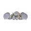 Nour Al Mostafa Tea and Cake set Queen 30 pieces - Multi Colors