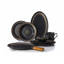 Nour Al Mostafa 32 Pieces Thermal porcelain Dinner Set Luxary Black