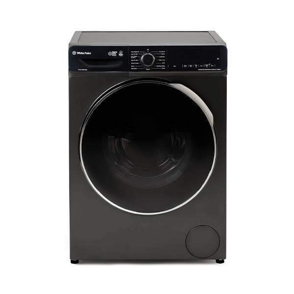 White Point Front Loading Washing Machine 10 KG With Inverter Motor & Steam Wash Dark Stainless WPW10141TSSWVDXG
