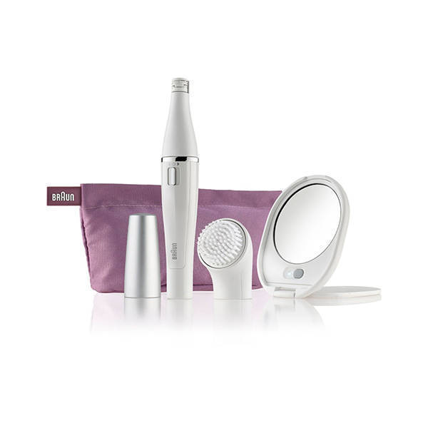 Braun Silk-épil Facial Epilator And Cleaning White SE-830