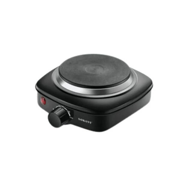 SOKANY SINGLE ELECTRIC HOT PLATE 500 WATT Black - SK-5119