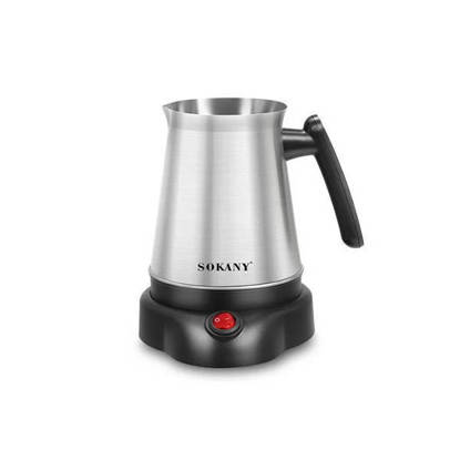 Sokany Electric Turkish Coffe Pot 600 Watt 800 ml Stainless SK-09044