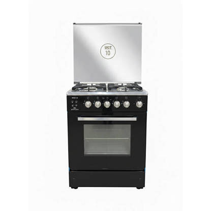 Unionaire Max 12 Gas Cooker 60*60 cm 4 Burners Black C66SS-GC-447-ISOF-M12-2W-AL