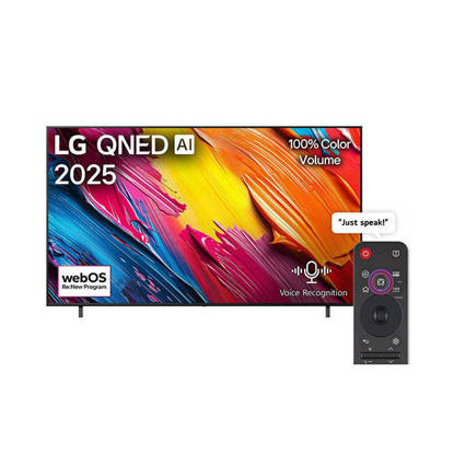 شاشة ال جي 55 بوصة سمارت QNED بدقة 4K UHD بريسيفر داخلي 55QNED70A6A LG 55 Inch 4K UHD Smart QNED TV with Built-in Receiver - 55QNED70A6A