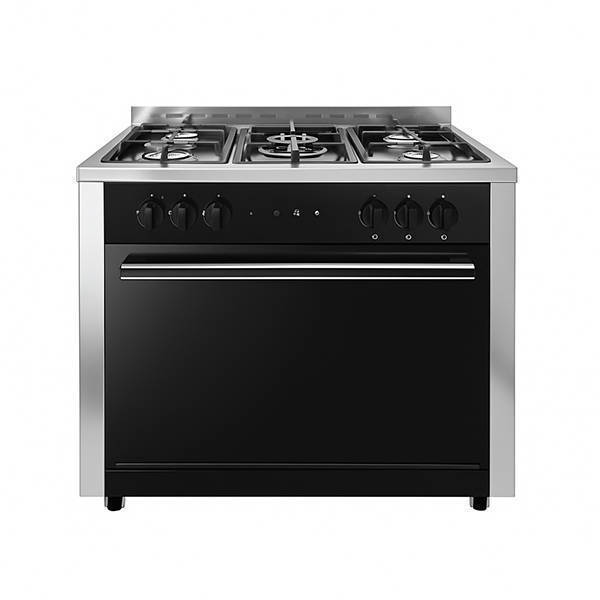 Max Pro Gas Cooker from Unionaire 5 Burners Black C69SS-GC-319-ISOF-MP-AL
