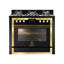 Unionaire I Chef Golden Edition Autocook Gas Cooker 90 CM 5 Burners Black&Gold - C69GB-1GC-383-ICPS2F-PC-2W-AL