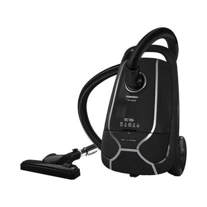 TORNADO Vacuum Cleaner 2000 Watt, HEPA Filter, Black - TVC-2000EB