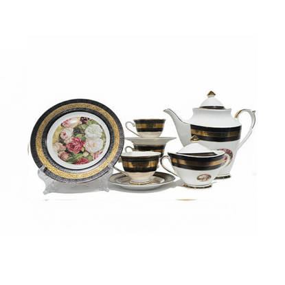 GA73 Tea and Cake set 24 pieces - Multi Colors