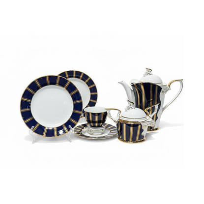 Japanese Suite Tea and Cake set 24 pieces - Multi Colors