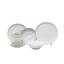 Drobina 60 Pieces Chinese Dinnerware Sets White*Gold - SC24-001G