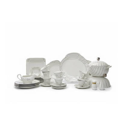 Italian Shell 125 Pieces Chinese Dinnerware Sets Multi Colors - 72