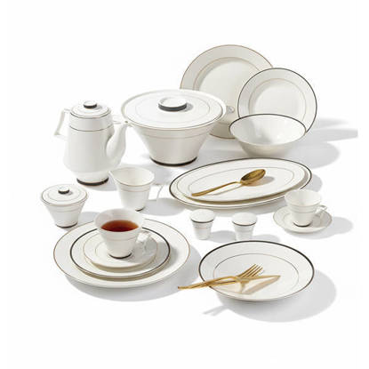 Drobina 60 Pieces Chinese Dinnerware Sets White - MYSTERY-1A