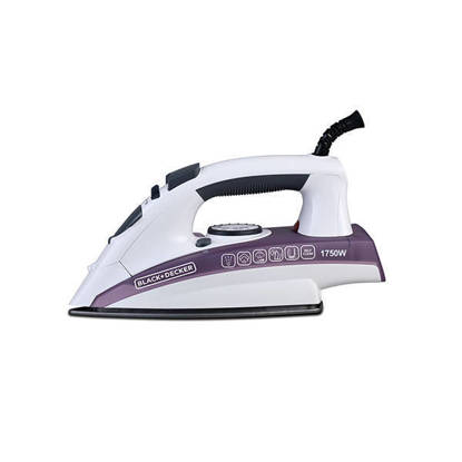 Black & Decker Steam Iron 1750 Watt Purple - X1750-B5