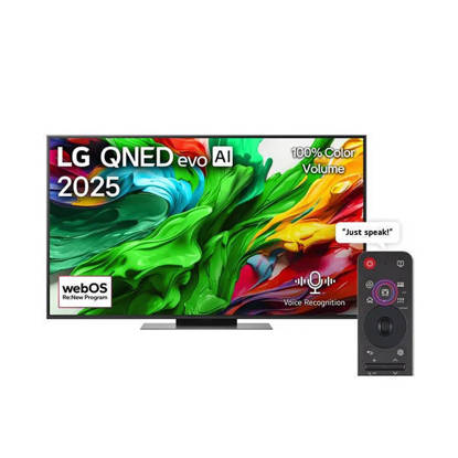 LG 55 Inch 4K UHD Smart QNED EVO TV with Built-in Receiver - 55QNED86A6A