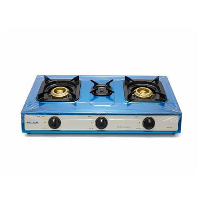 Wellsun Gas Stove 2.5 burners Stainless Steel