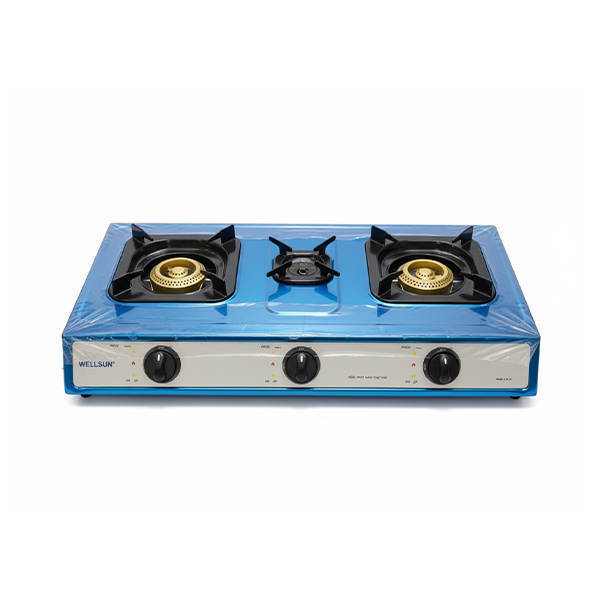 Wellsun Gas Stove 2.5 burners Stainless Steel