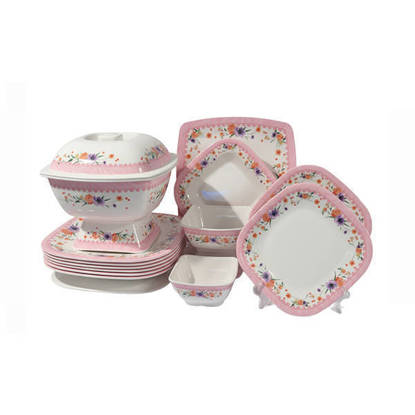 Malaysian 38 Pieces melamine Set Square Multi Colors