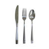 Nehir Turkish spoon bag Diadem Sandblast 89 pieces Silver - 1073