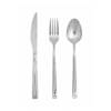 Nehir Turkish spoon bag Fiesta Mirror Finish 89 pieces Silver - 1050