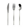 Nehir Turkish spoon bag Zareef Mirror Finish 89 pieces Silver - 1009