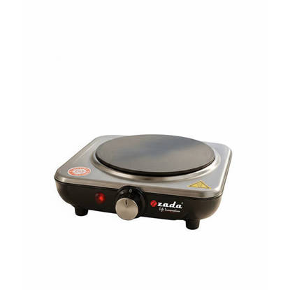 Zada Single Electric Hob 1000 Watt Black & silver - ZP-101