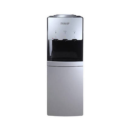 Passap Water Dispenser 3 Taps Normal / Cold / Hot Top Loading With Portfolio Silver*Black - HD1578PA