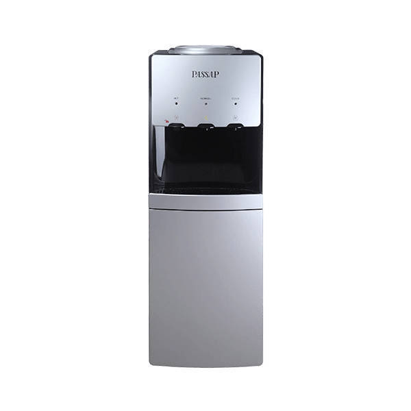 Passap Water Dispenser 3 Taps Normal / Cold / Hot Top Loading With Portfolio Silver*Black - HD1578PA