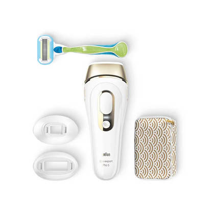 Braun Silk epil-expert Pro 5 Epilator 4 Pieces White - PL5237