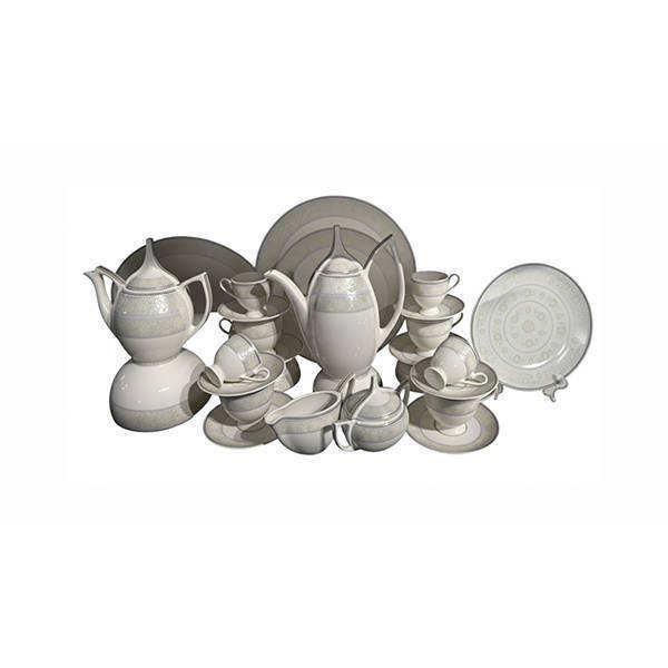 Dream Sofia 62 Pieces Chinese Dinnerware Sets Multi Colors - 8014#12