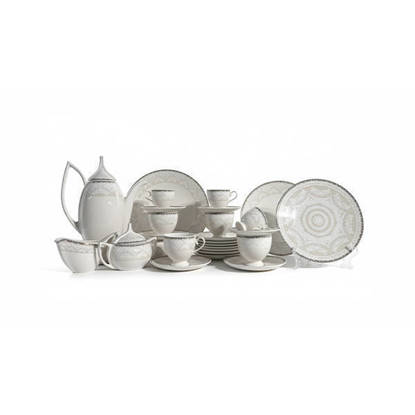 Dream Sofia 62 Pieces Chinese Dinnerware Sets Multi Colors - 8014#16