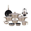 Gigilli Tefal Titanium Cookware Set 19 Pieces - Multi Colors