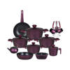 Gigilli Tefal Titanium Cookware Set 19 Pieces - Multi Colors