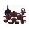 Gigilli Tefal Titanium Cookware Set 19 Pieces - Multi Colors