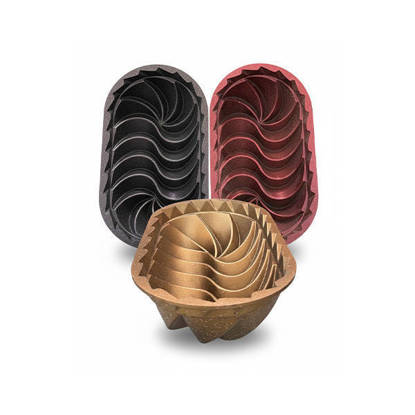 قالب كيك كازان ويفي تيفال - الوان متعددة Kazan Wavy Tefal Rectangle Cake - Multi Colors