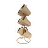 Lotus cafe mug set Domino 6 pieces With Stand - 1047