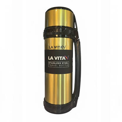 Lavita Thermal Flask Stainless 1 Liter - Yellow